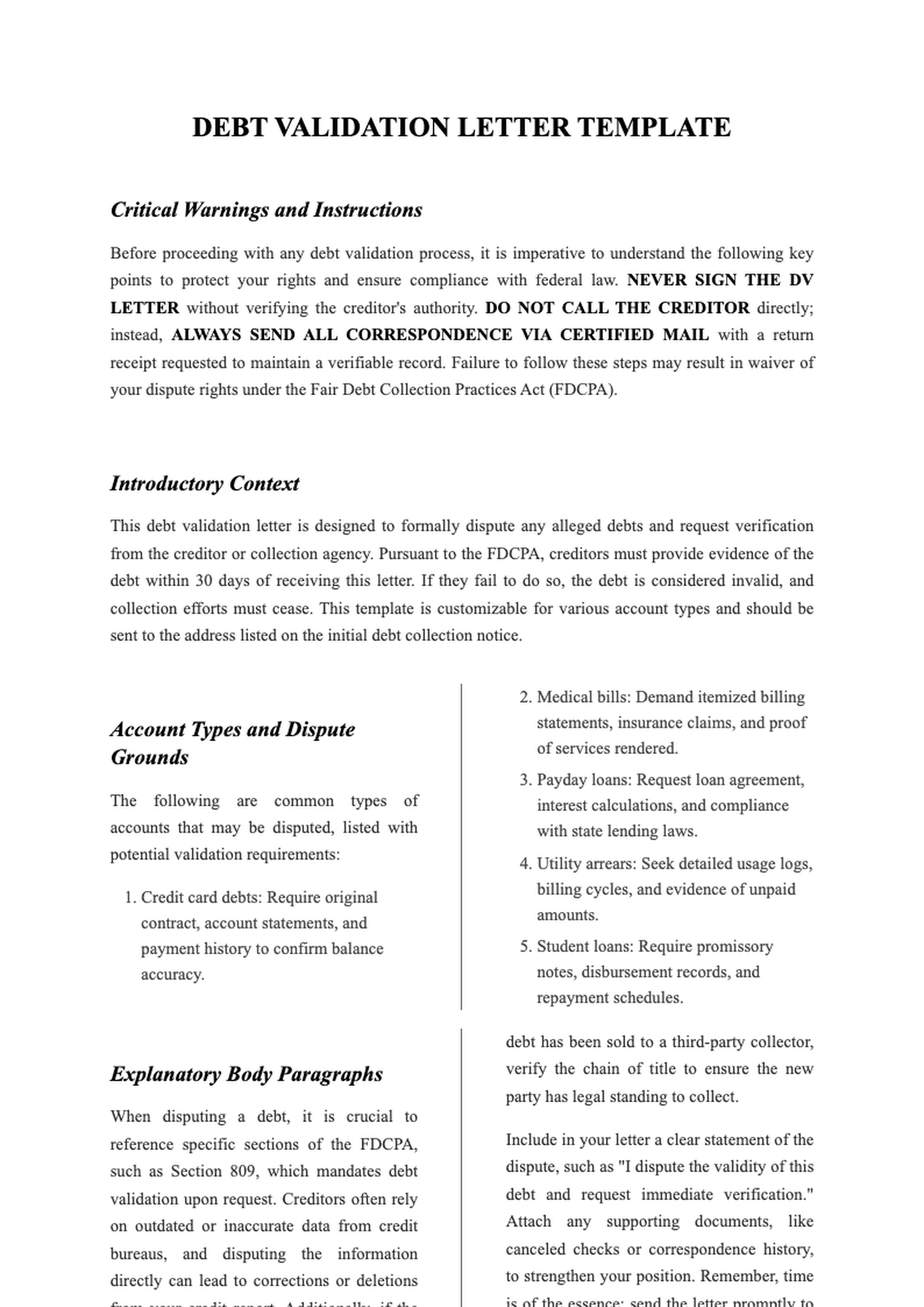Debt Validation Letter Guide for Credit Report Disputes_variant_2